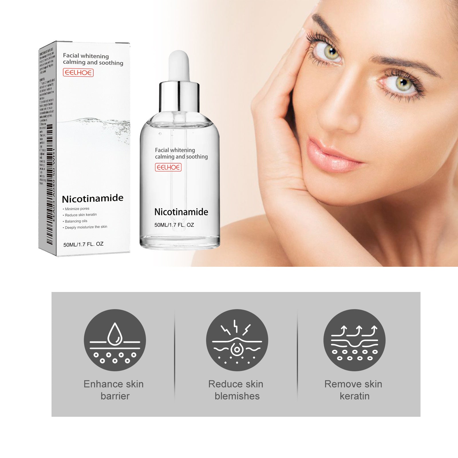 Niacinamide Facial Serum For Fading Acne Marks