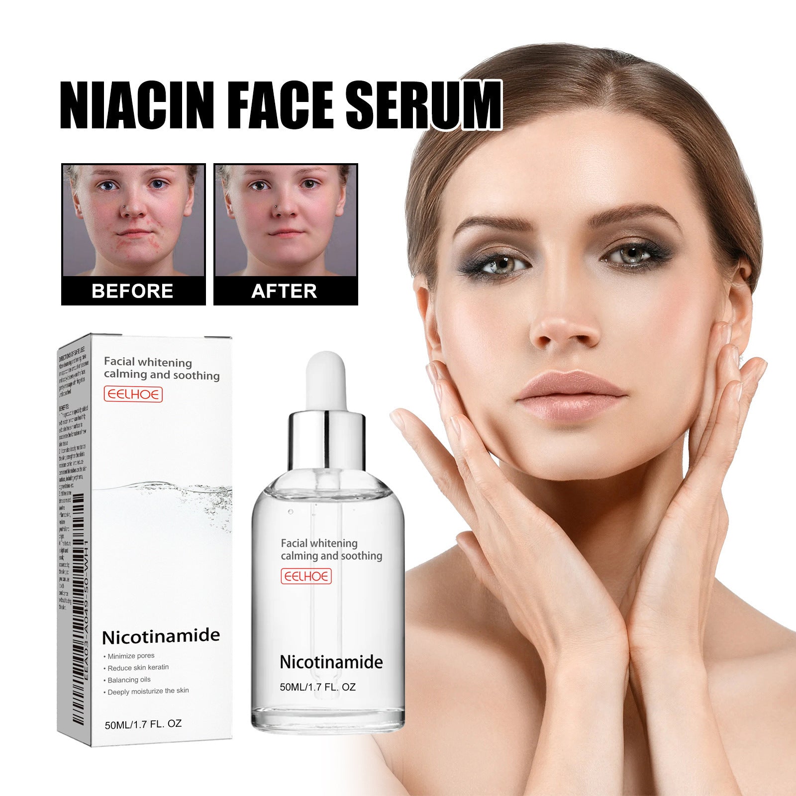 Niacinamide Facial Serum For Fading Acne Marks